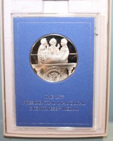 Jimmy Carter Sterling Silver Limited Edition Inaugural Coin Description