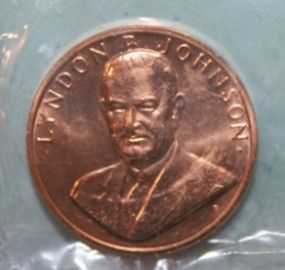 President Lyndon Johnson Commemorative Coin Description