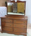 Duncan Phyfe Dresser with Mirror Description