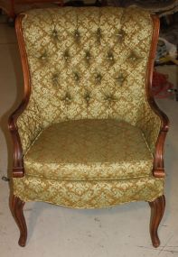 Victorian Chair with Floral Design Description
