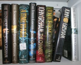 Collection of Eight John Grisham Novels Description