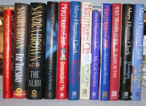 Collection of Twelve Novels by Sandra Brown and Mary Higgins Clark Description