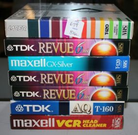 Collection of VHS Tapes Description