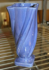 Blue Pottery Vase Description