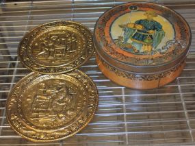 Brass Plates and Old Tins Description