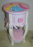 Disney Princess Nightstand, Bedside Child's Table Description