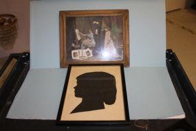 Framed Print in Old Frame Description