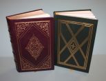 Pair of Leather-bound Books on Harry S. Truman Description