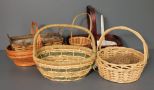 Group of Seven Baskets Description