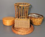 Set of Five Baskets Description