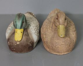 Two Duck Decoys/Decorations Description