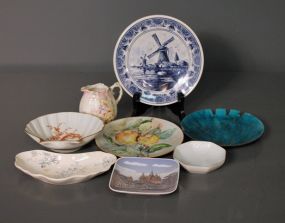 Group of Seven Various Dishes and One Creamer Description