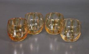 Set of Four Stemless Brandy Glasses Description