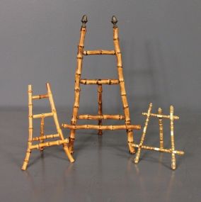 Three Picture Frame Stands Description