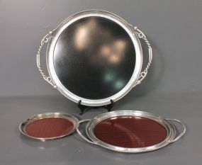 Three Serving Trays Description