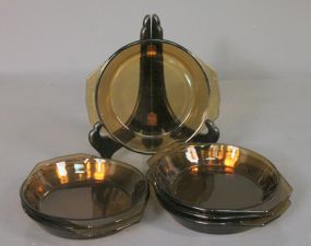 Set of Six Arcopal France Dishes Description