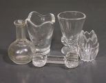 Group of Five Glass Pieces Description