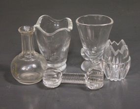 Group of Five Glass Pieces Description