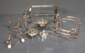 Group of Casserole Stands and Burners Description