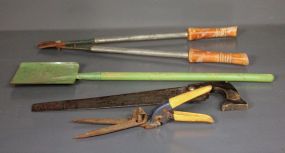 Group of Four Gardening Tools Description