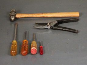 Group of Six Hand Tools Description