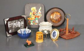 Groups of Nine Collectibles and Decorative Items Description