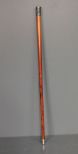 Wooden Cane with Decorative Oriental Topper Description