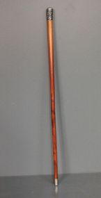 Wooden Cane with Decorative Oriental Topper Description