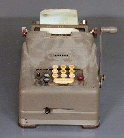 Antique Adding Machine Description