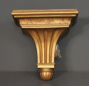 Gold Colored Wall Sconce Description