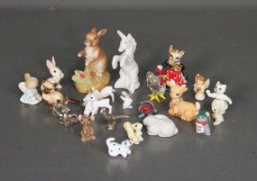 Collection of Twenty Two Miniature Animal Figurines Description