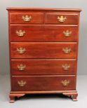 Mahogany Chippendale Style Chest of Drawers Description