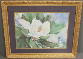 Magnolia Print Signed Description