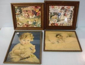Four Framed Children Prints