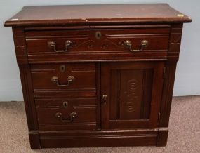 Walnut East Lake Washstand