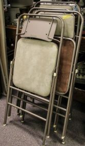 Four Samsonite Folding Chairs