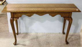 Oak Queen Anne Sofa Table