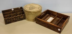 Nest of Round Boxes, Letter Box & Robert Mantovi Rack