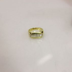 1ct Invisible Princess Cut Diamond Ring