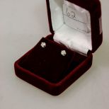 .50ct Diamond Solitaire Earrings