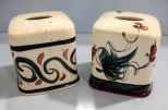 Two Gail Pittman Kleenex Boxes