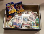 Assortment of Baseball and Football Cards