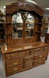 Modern Dresser with Mirrored Top