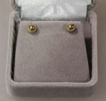 14kt Gold Ball Earrings