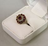 Genuine Ruby Sterling Silver Ring