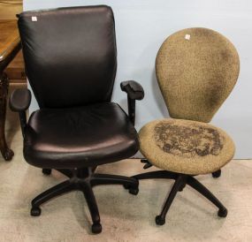 Two Swivel Office Chairs