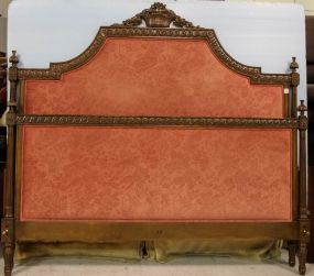 Walnut French Style Bed