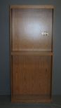 Large Particle Board Three Shelf Cabinet Description