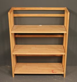 Contemporary Wood Shelf Description