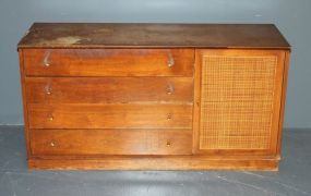 Wooden Dresser circa 1940's Description